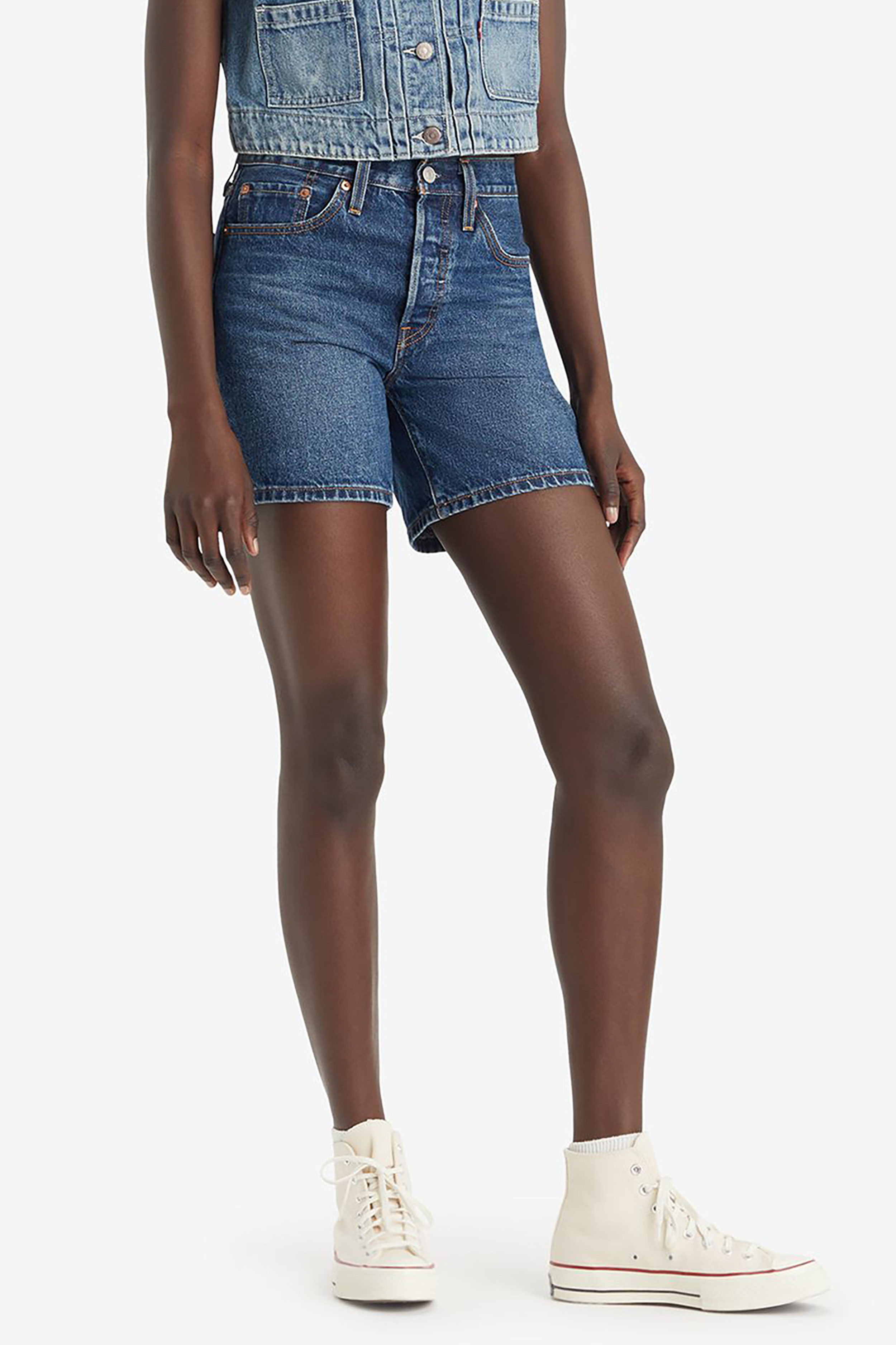 501 Mid Thigh Short in Pleased to Meet You