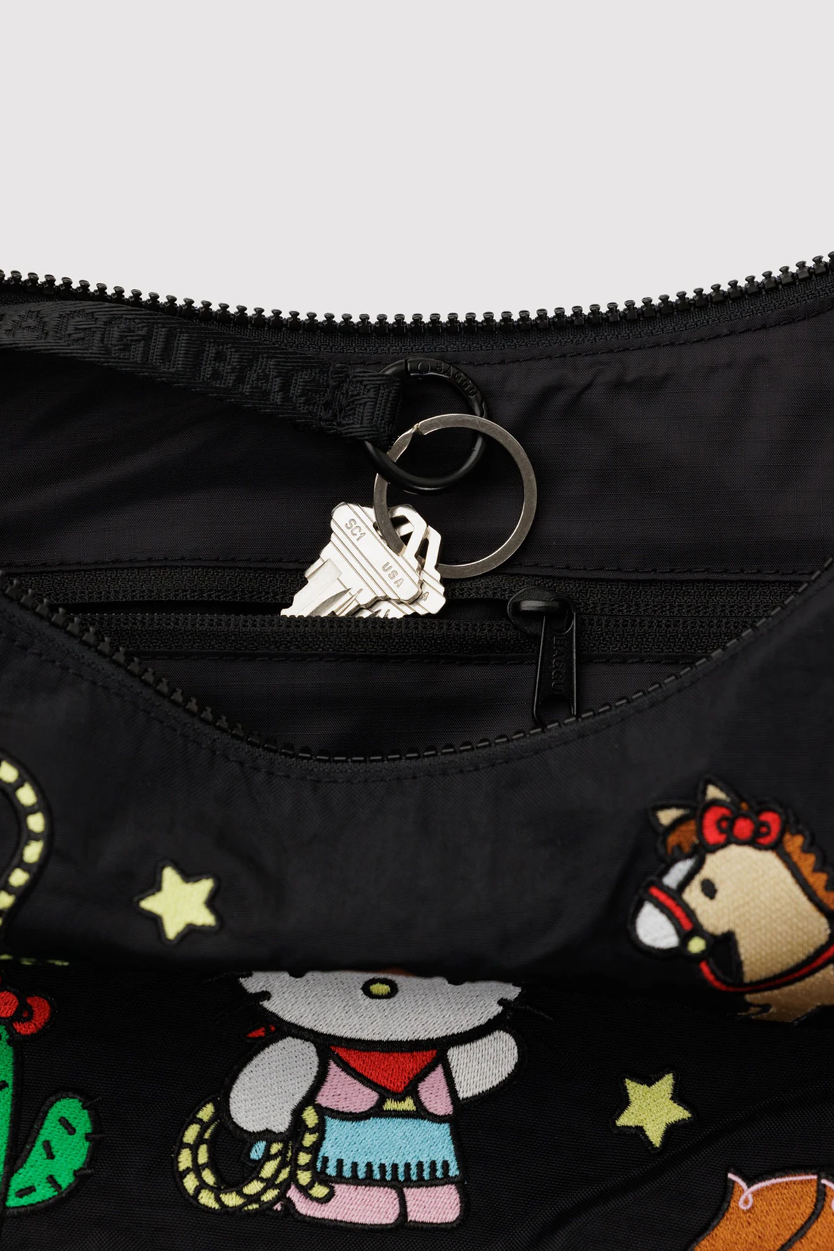 Baggu Medium Nylon Crescent Bag X Sanrio