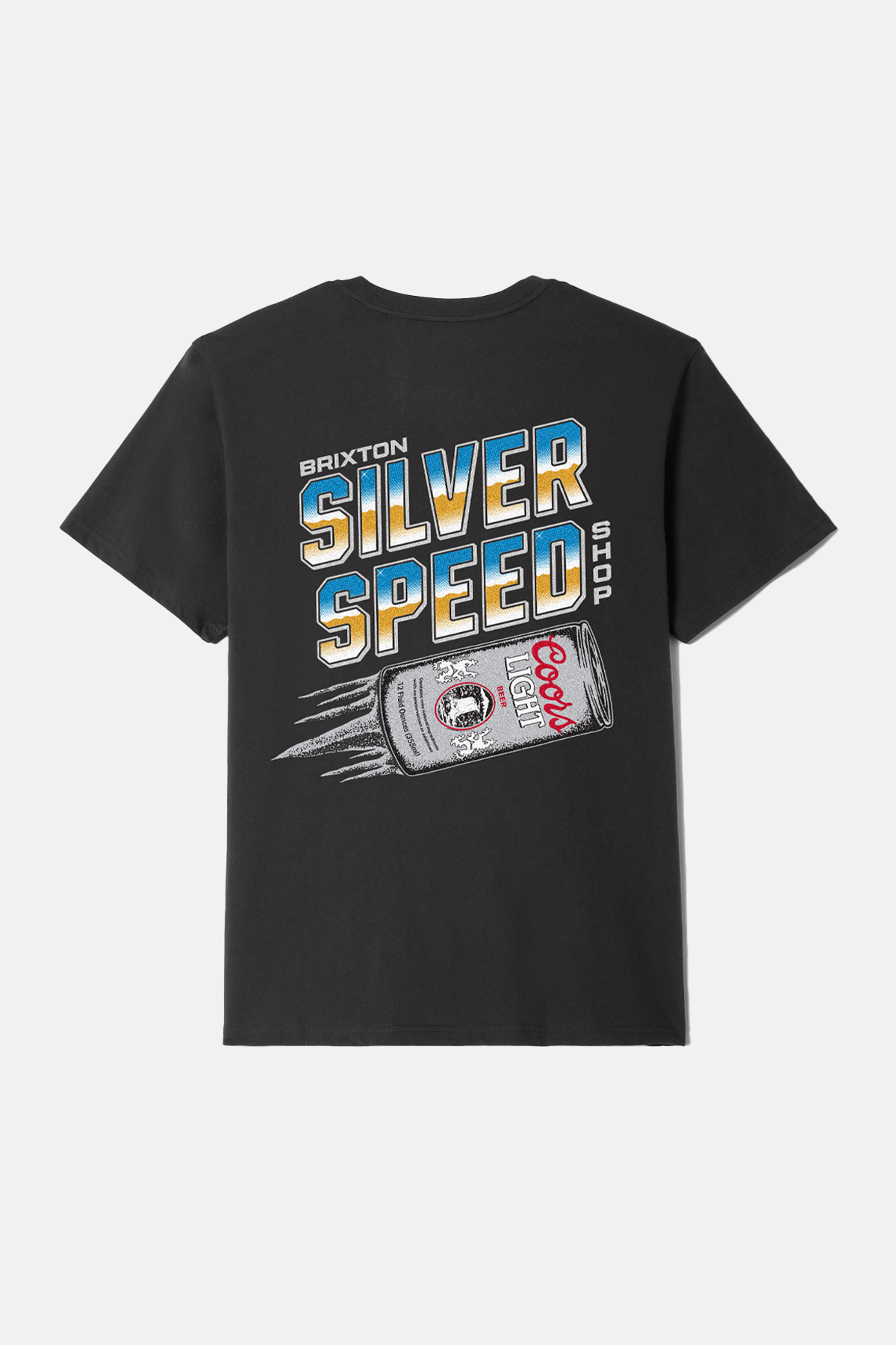 Men's Brixton Coors Light Silver Speed S/S Tee