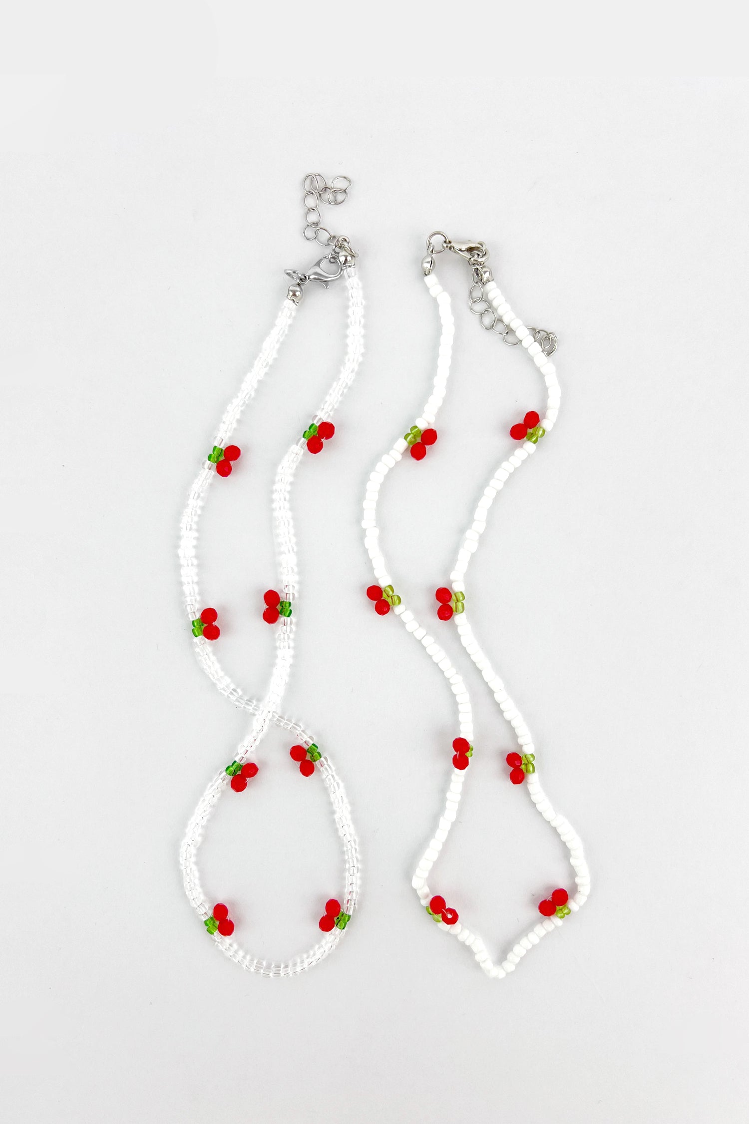 Cherries Beaded Necklace