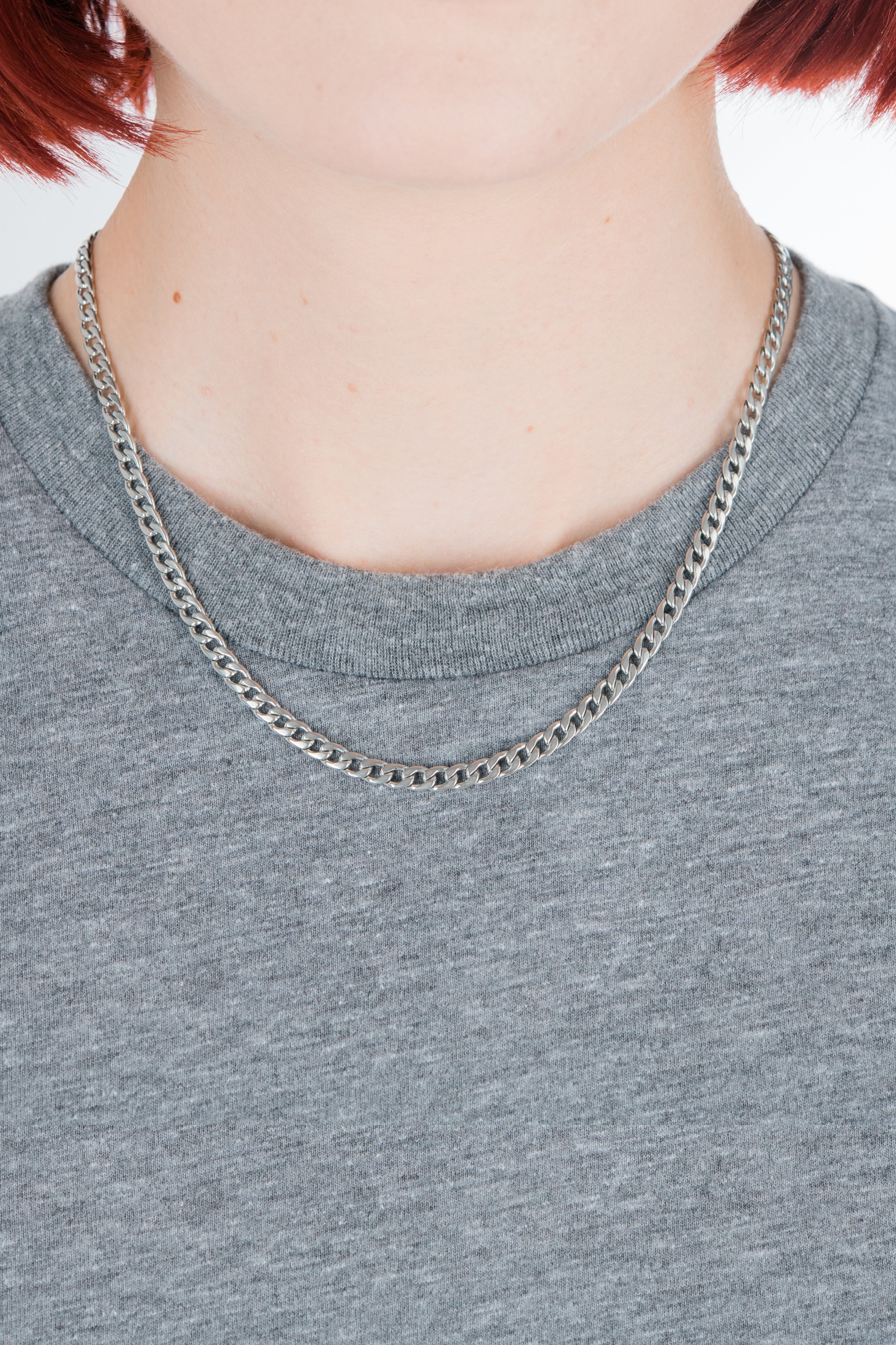 Standard Cuban Chain in Silver