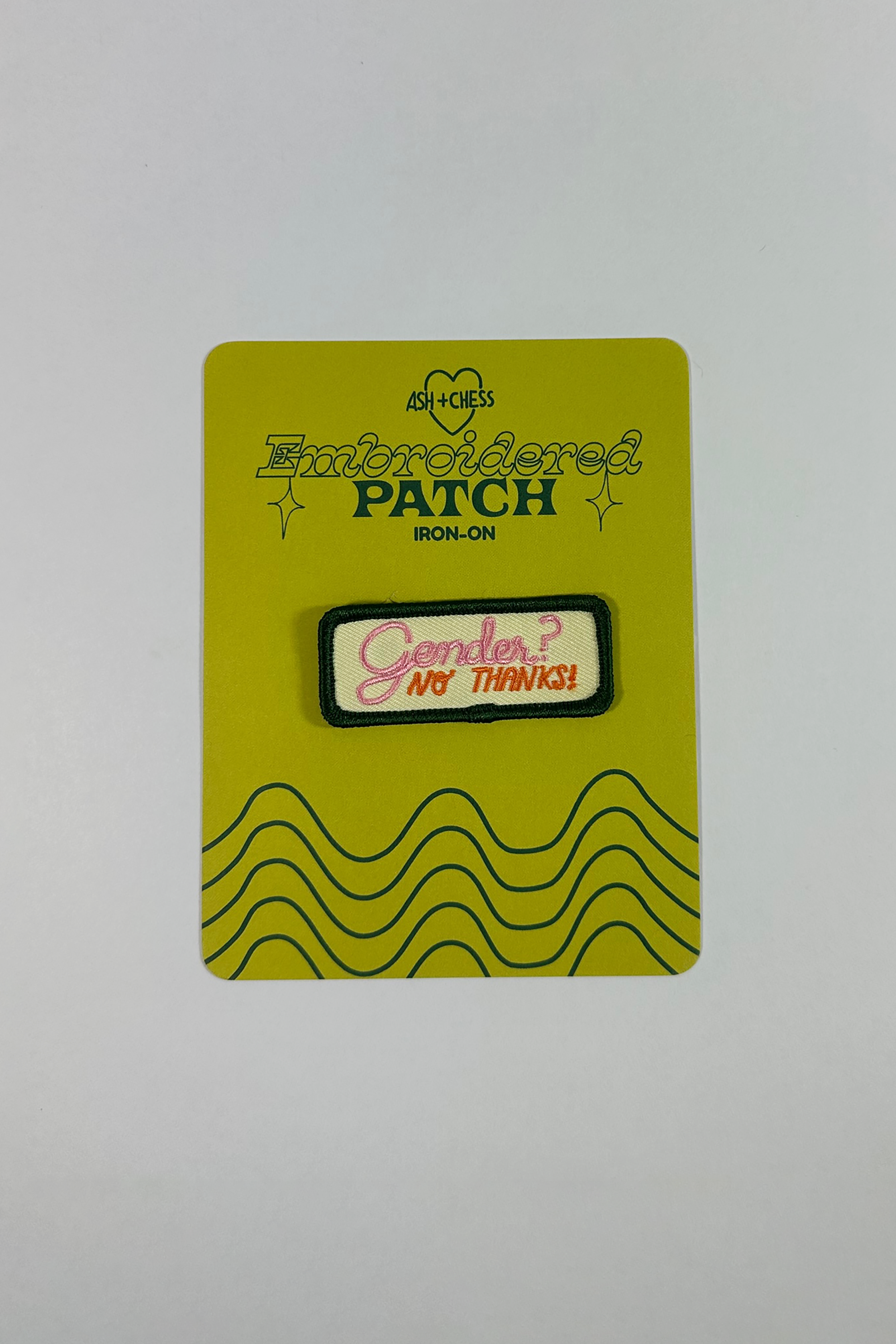 Gender No Thanks Patch