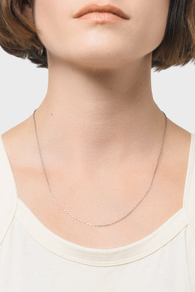 Women's Layering Rolo Chain in Silver