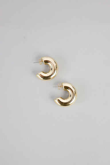 Want a chunky hoop earring without all the weight and pull? Look no further.