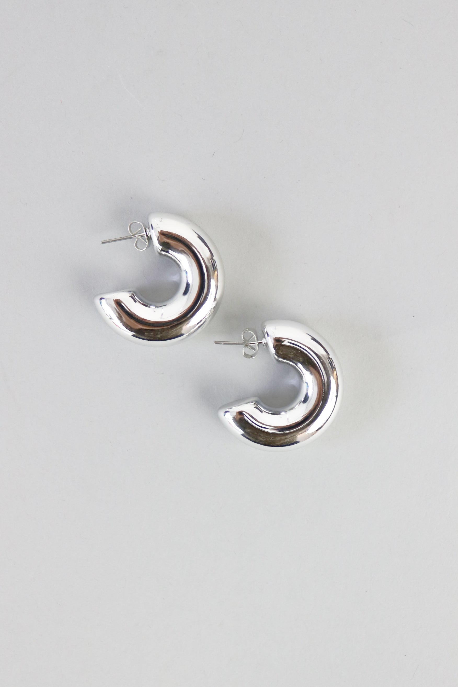 Want a chunky hoop earring without all the weight and pull? Look no further.