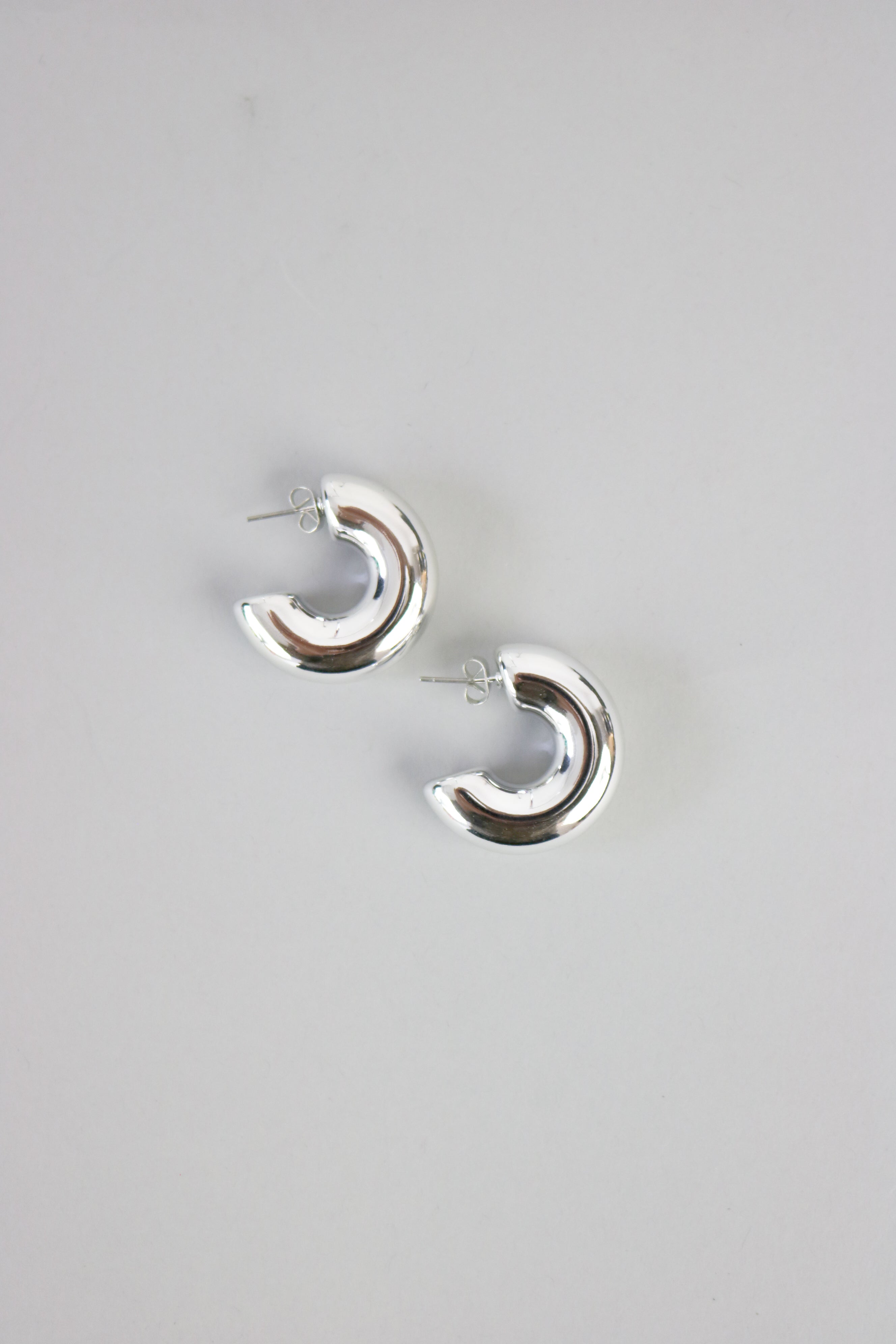 Want a chunky hoop earring without all the weight and pull? Look no further.