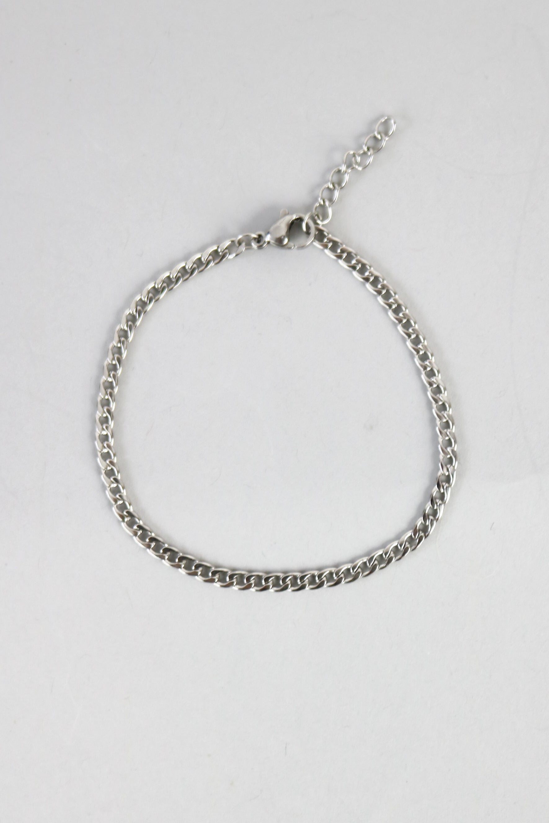 Delicate Cuban Link Bracelet in Silver