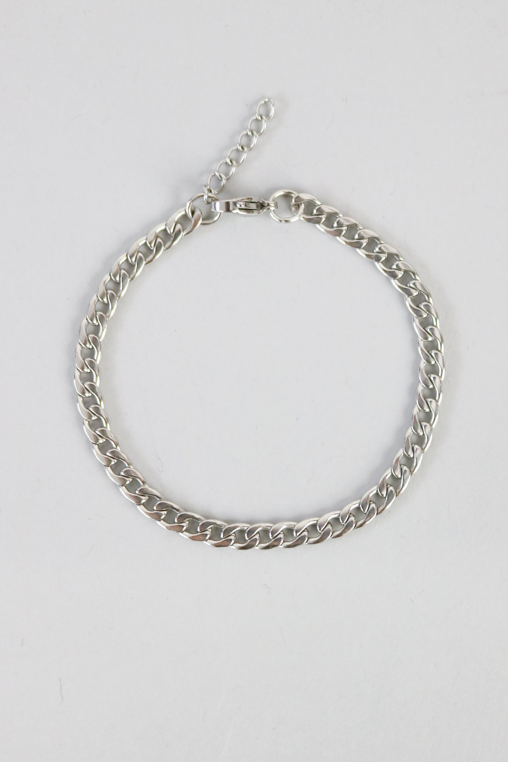 Standard Cuban Link Bracelet in Silver