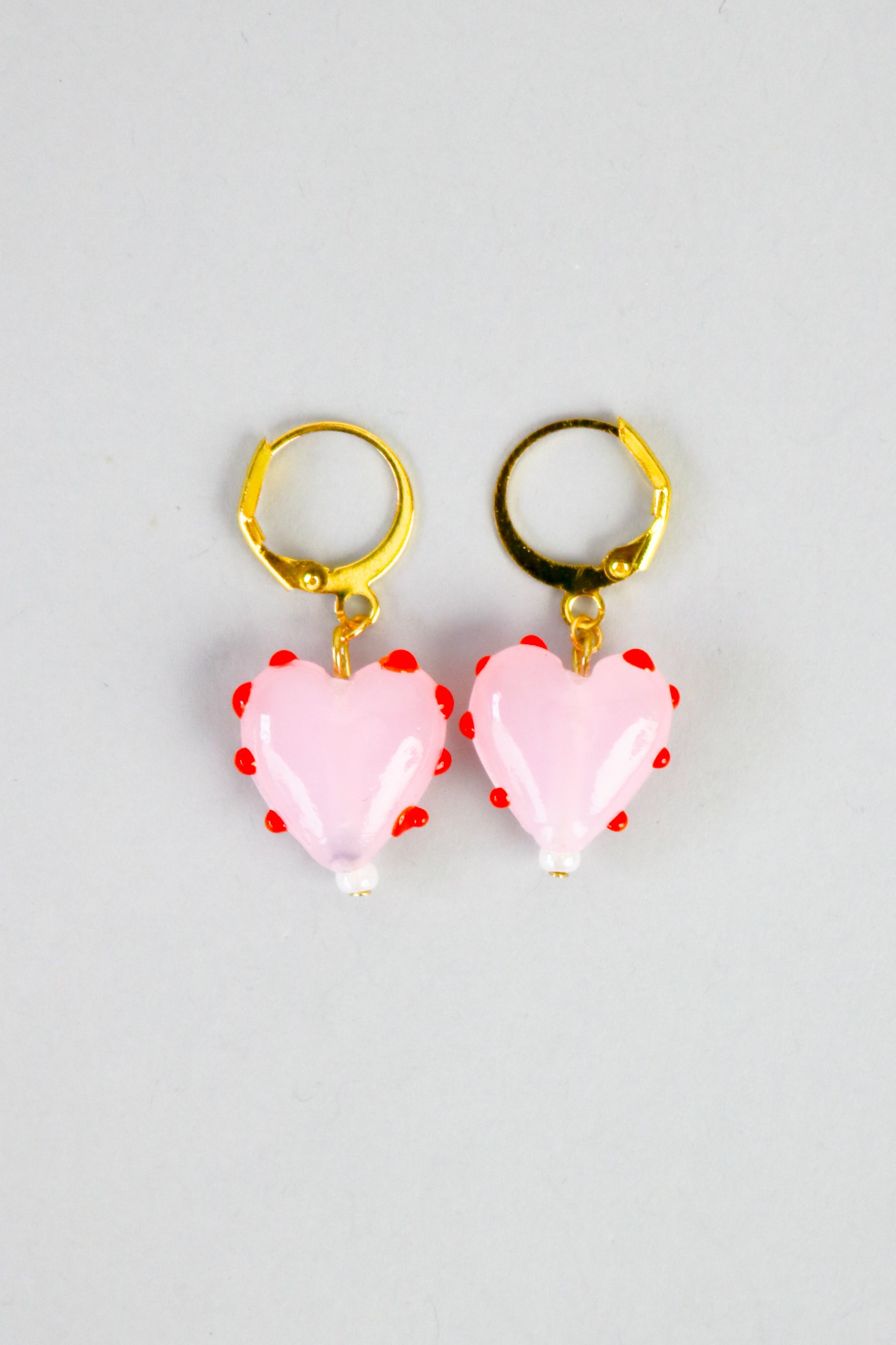 Hobnail Heart Huggie