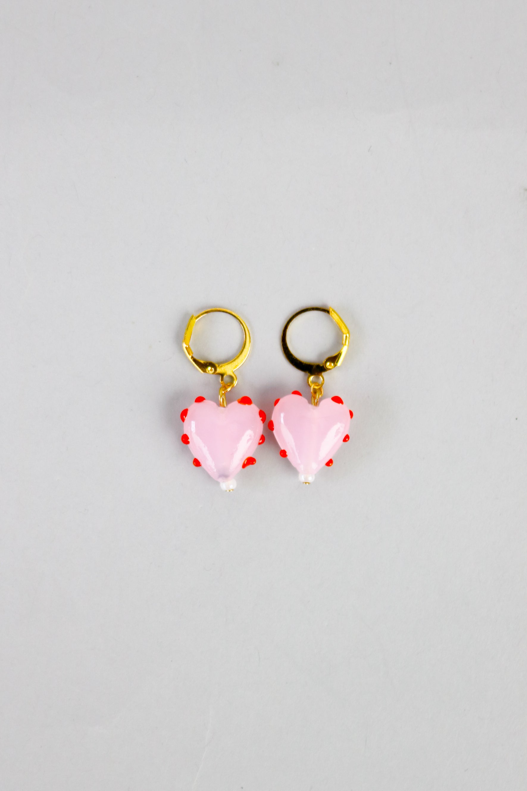 Hobnail Heart Huggie