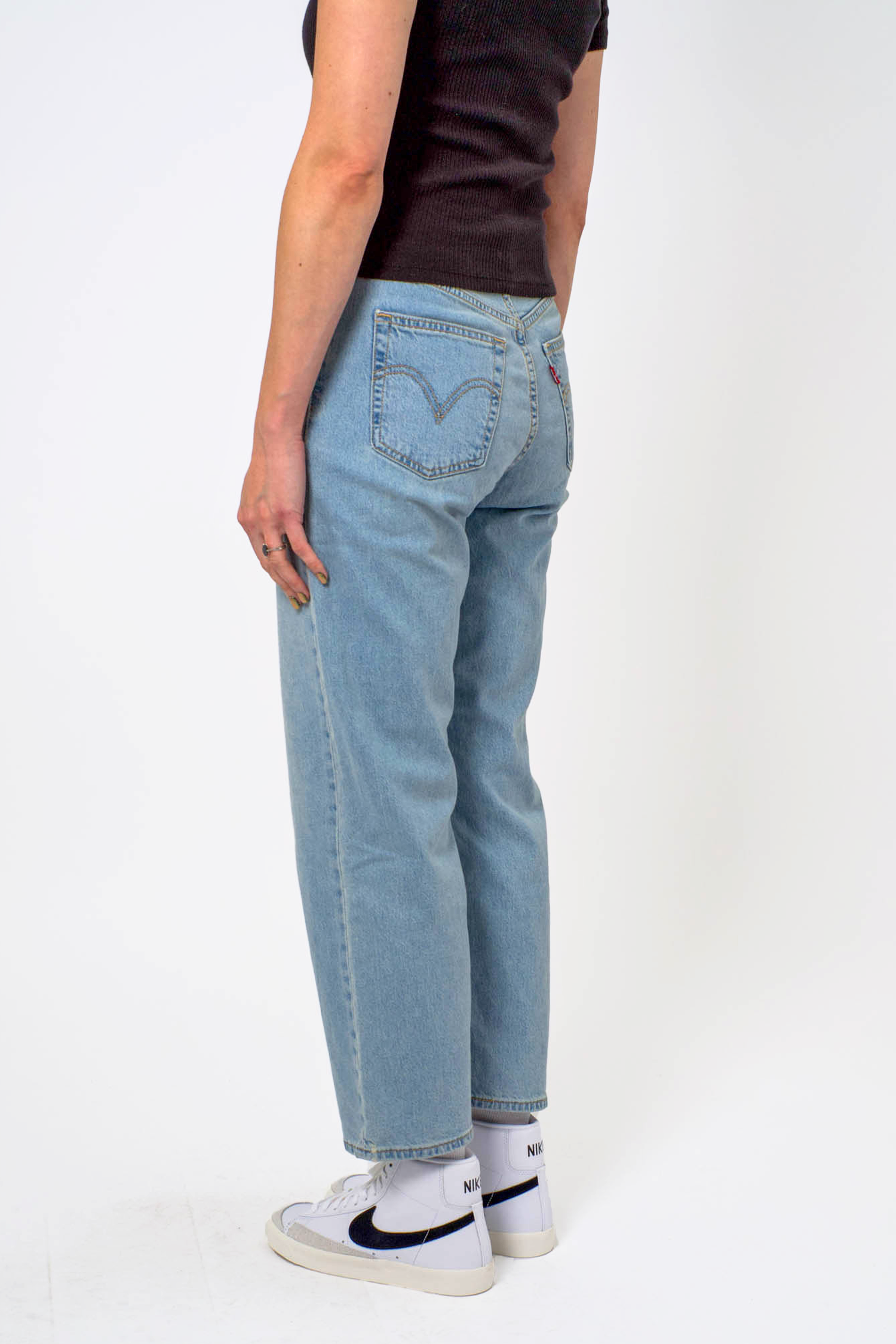 Levi's Ribcage Straight Ankle in Cool Popsicle