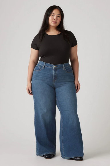 Women's Levi's Plus 318 Shaping Wide Leg in Clever Girl