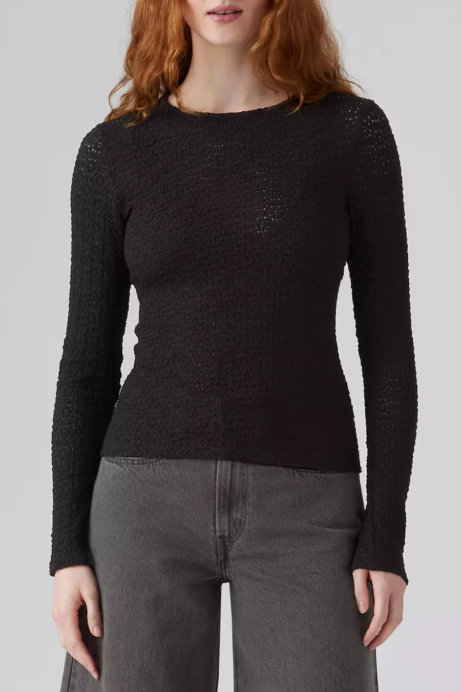 Women's Levi's Anika Crew in Anthracite Night