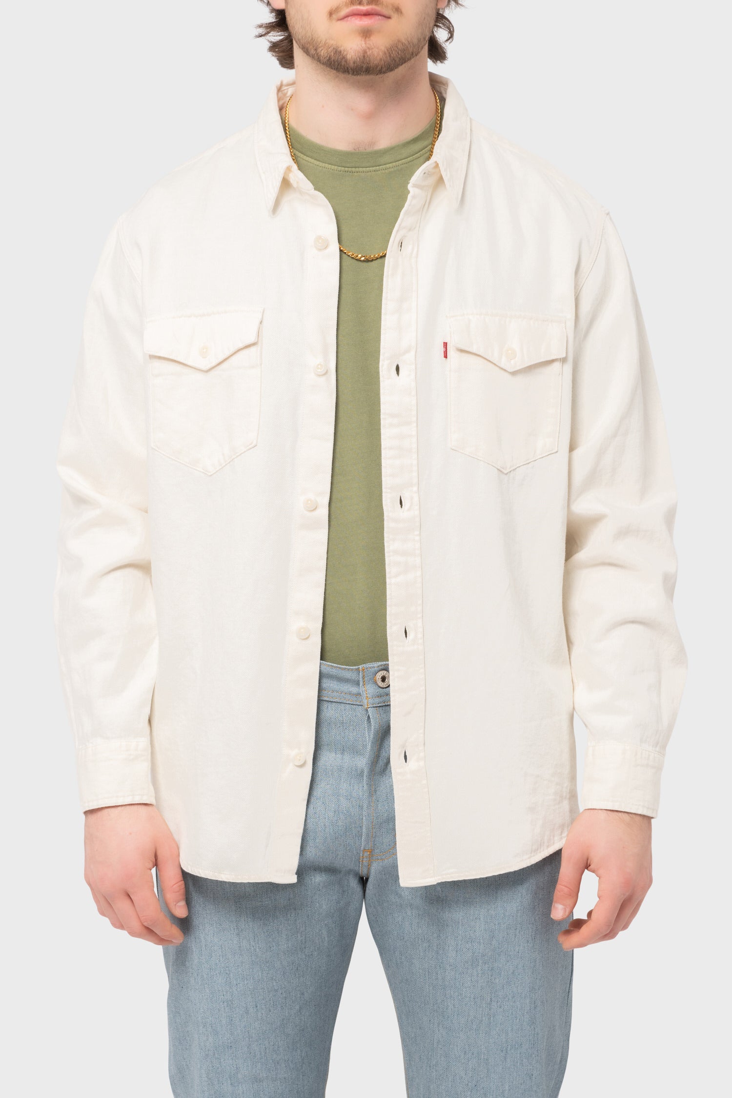 Men's Levi's Relaxed Fit Western in Fresh Ecru