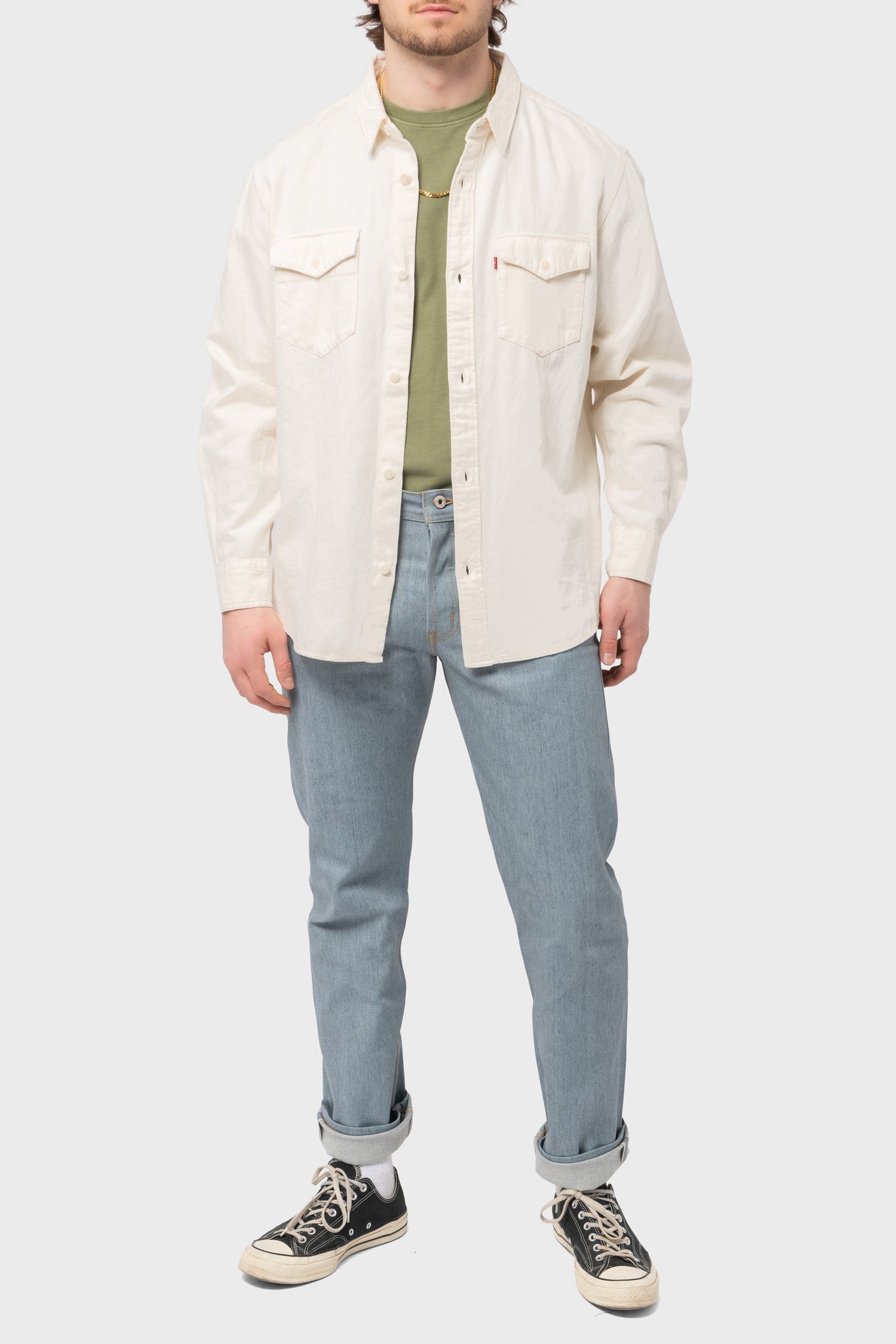 Men's Levi's Relaxed Fit Western in Fresh Ecru
