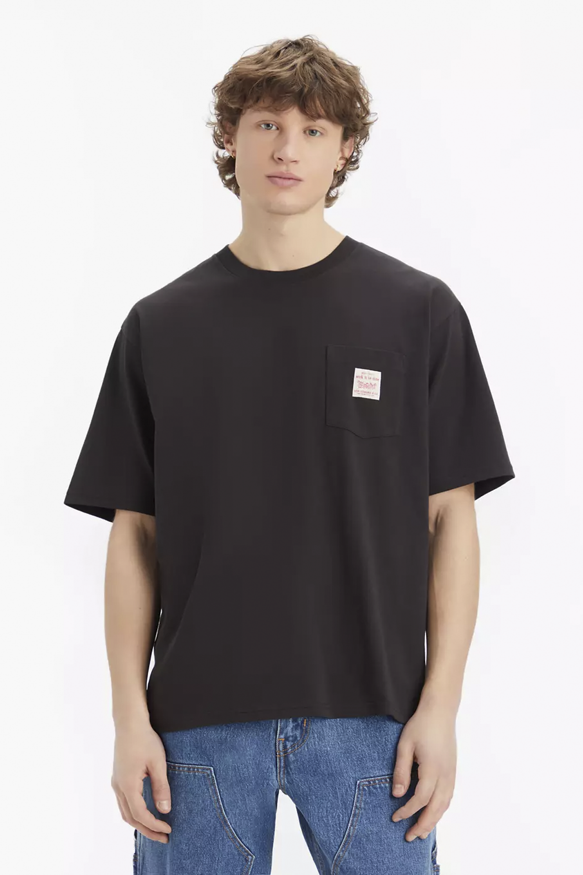 Men's Levi's SS Workwear Tee in Meteorite