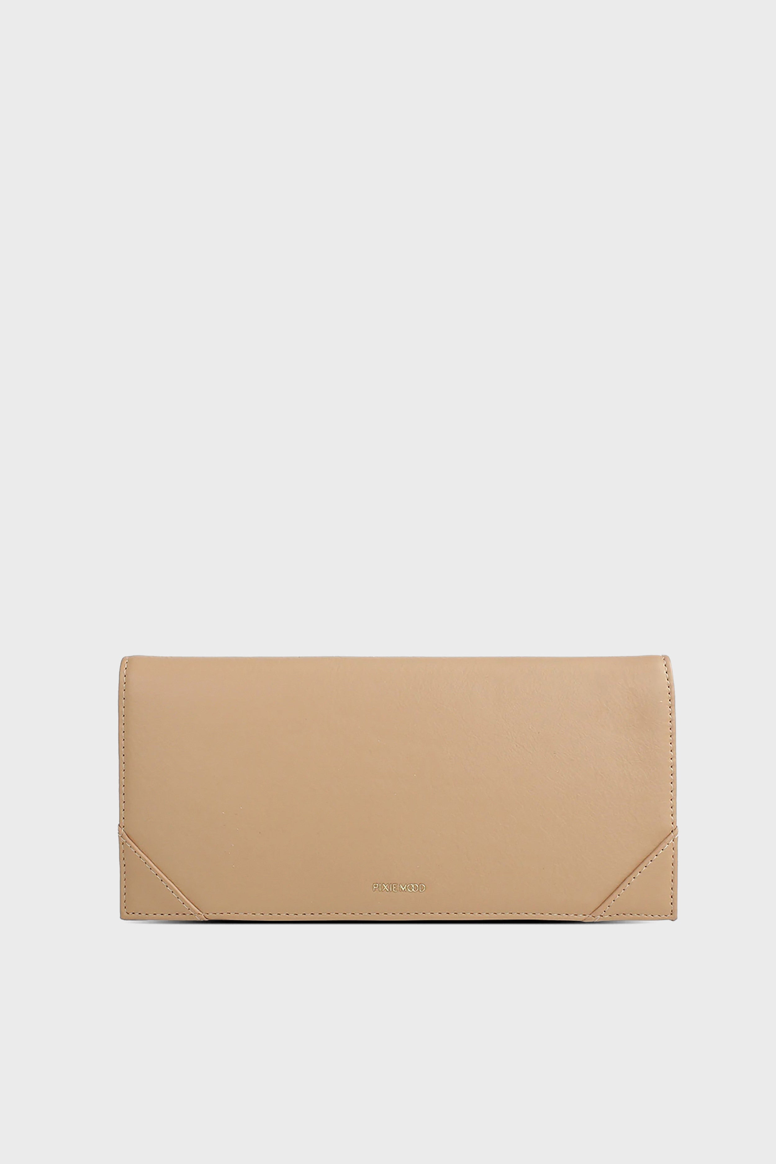 Logan Long Wallet in Sand