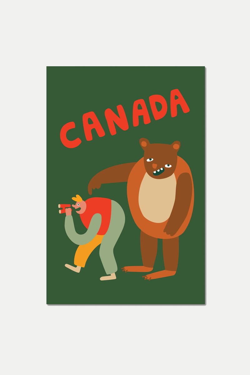 Paperole Grizzly Postcard