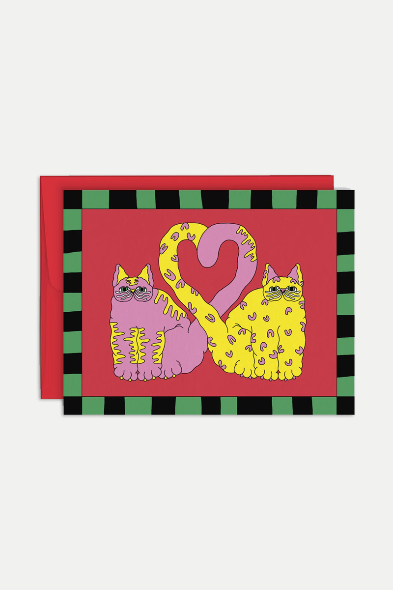 Paperole Smitten Kitten Greeting Card