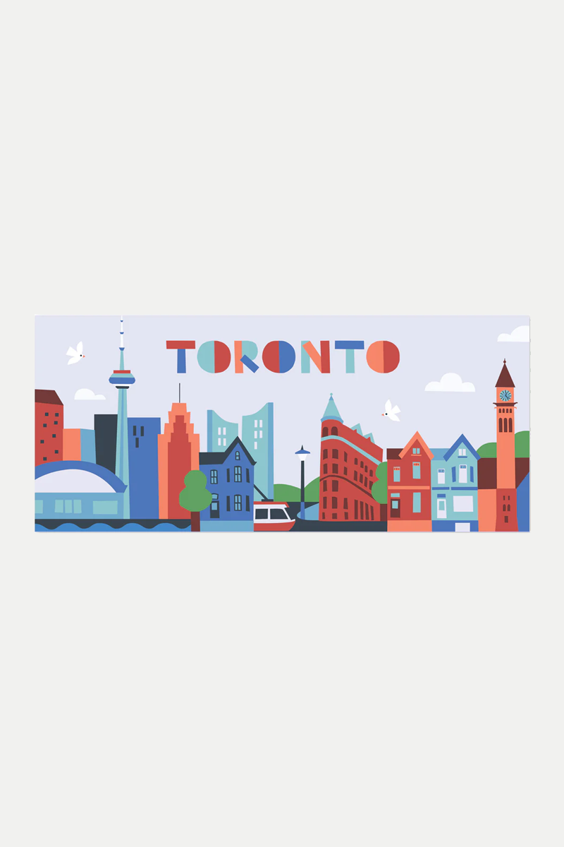 Paperole Toronto Panorama Postcard