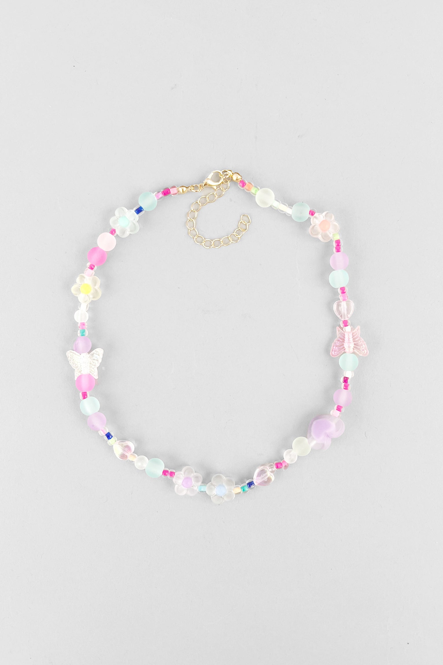 Pastel Beaded Necklace