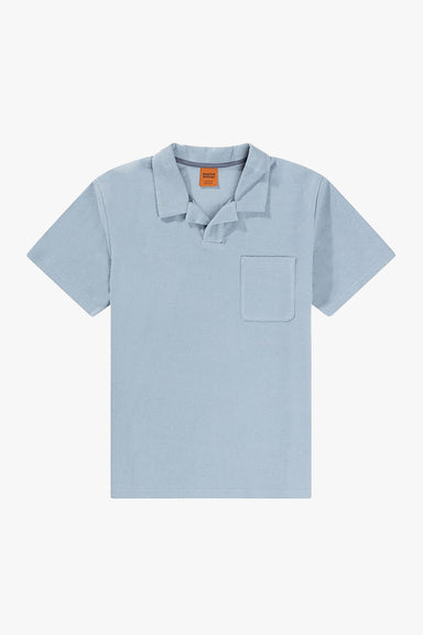 Men's Rhythm Vintage Terry Polo in Slate