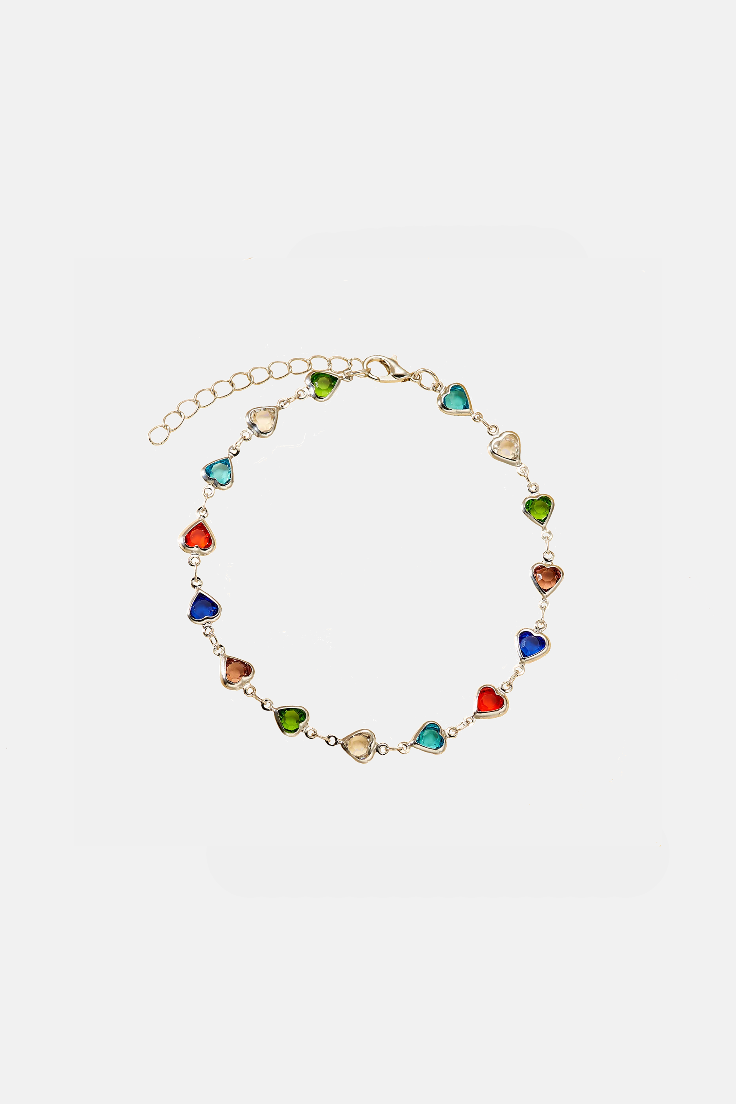 Romance Gemstone Bracelet in Silver