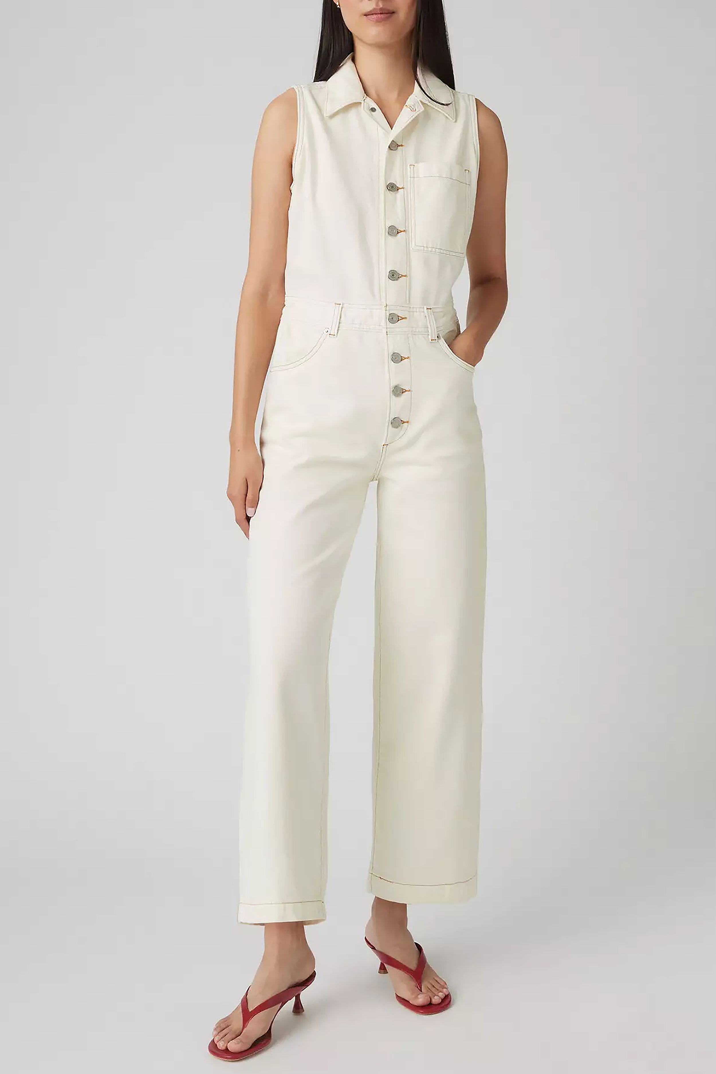 Sleeveless Jumpsuit in Serenity Tomorrow