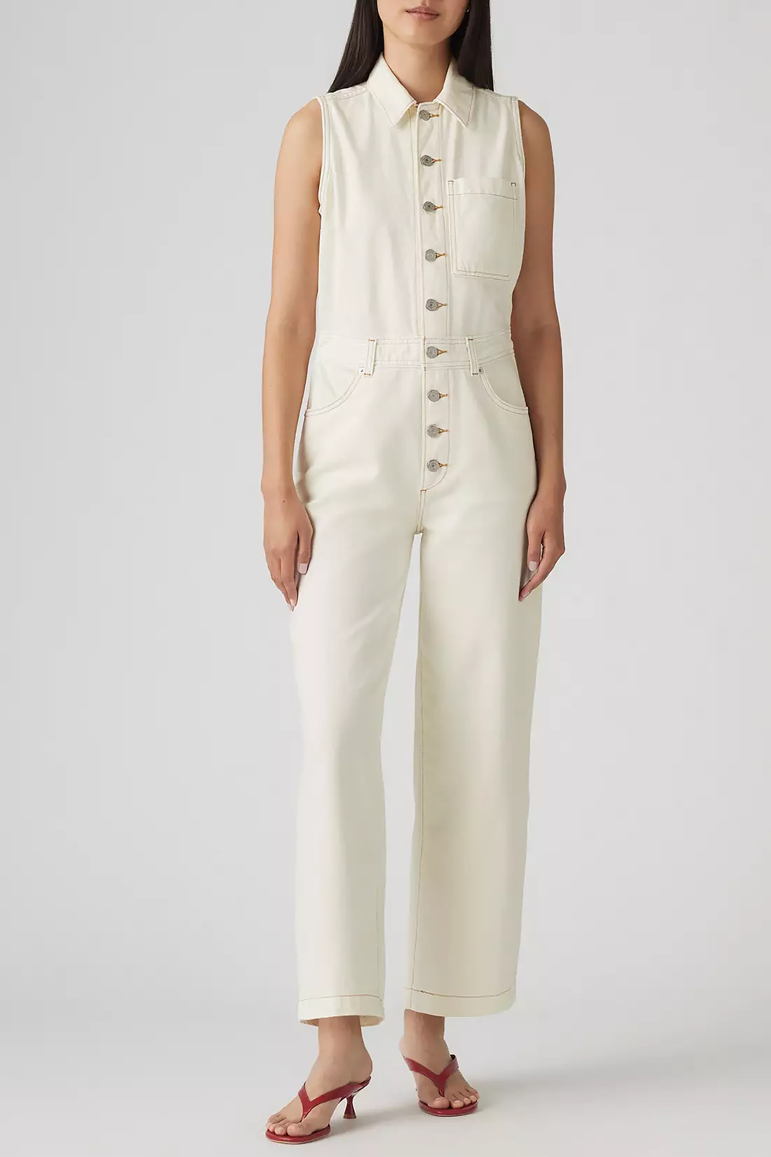 Sleeveless Jumpsuit in Serenity Tomorrow