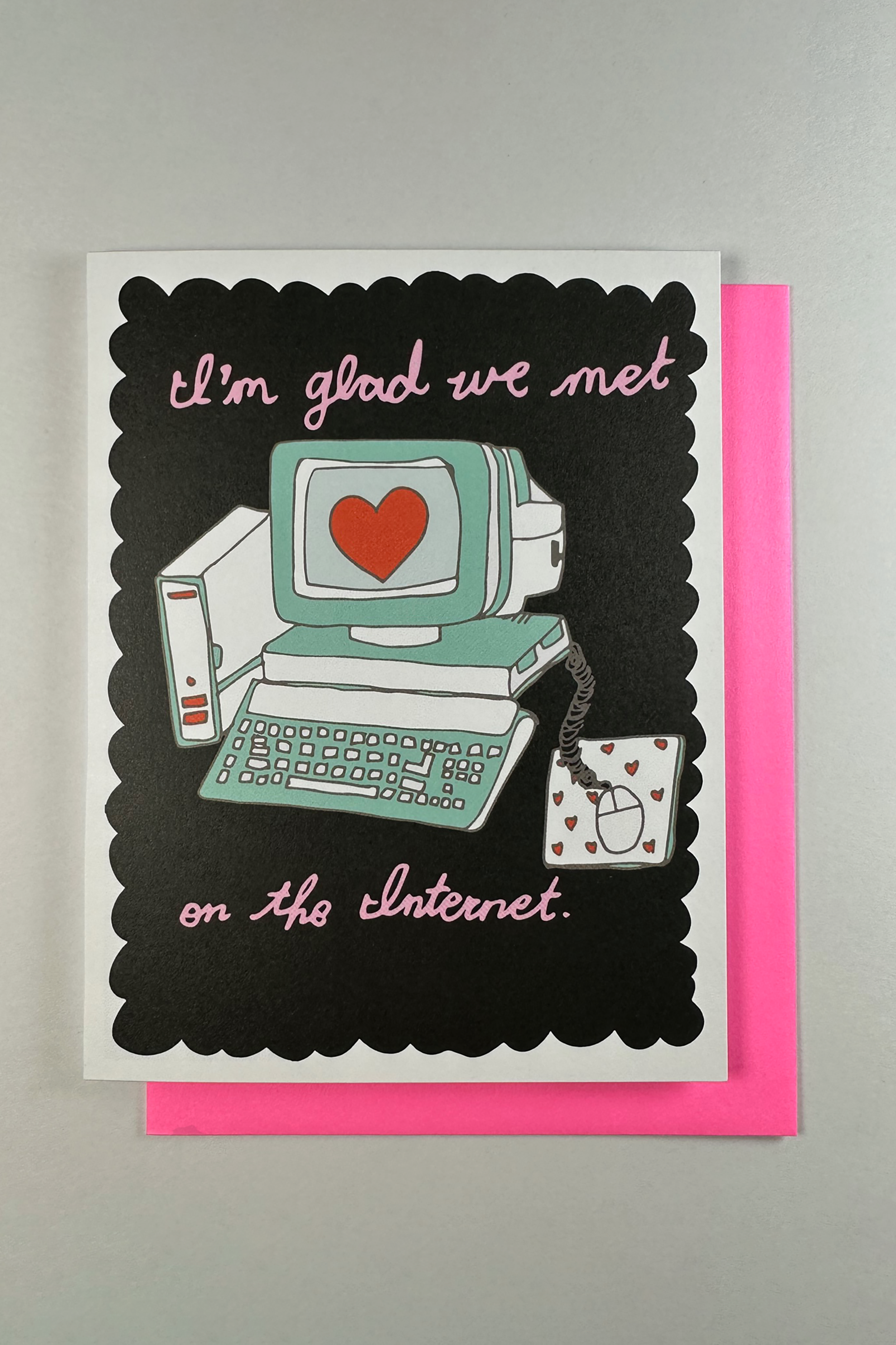 Met on the Internet Card