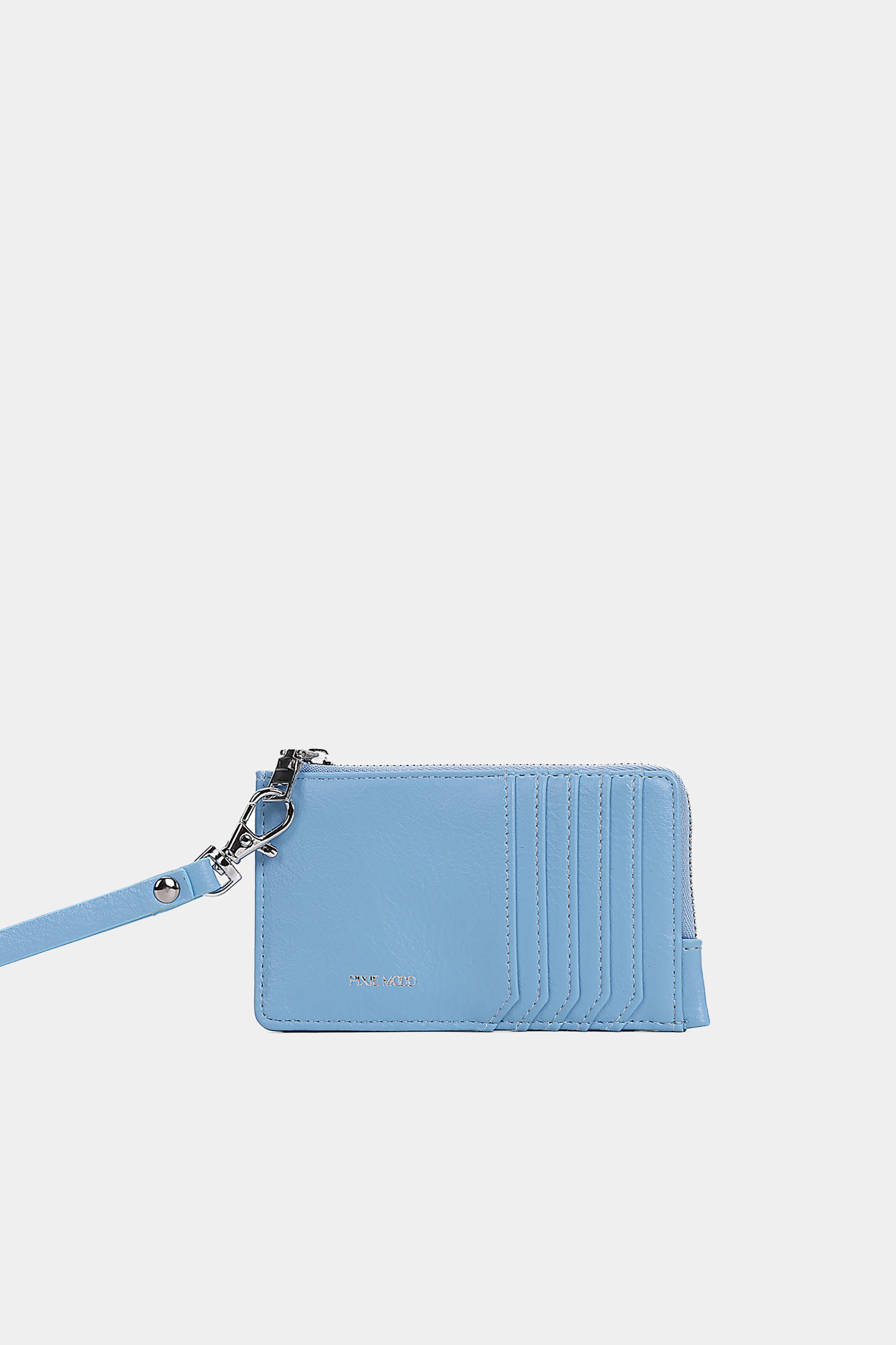 Quinn Card Wallet in Light Blue
