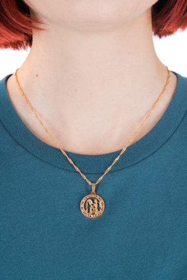 Zodiac Charm in Gold - Philistine