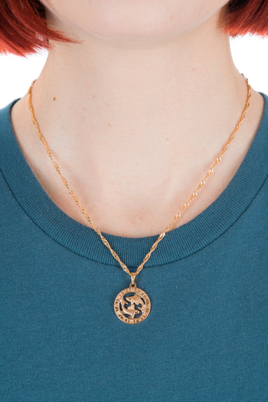 Zodiac Charm in Gold - Philistine