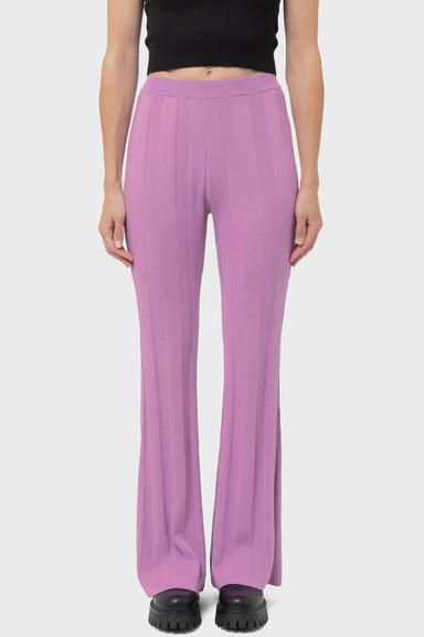 Women's Another Girl Wide Rib Knit Trousers