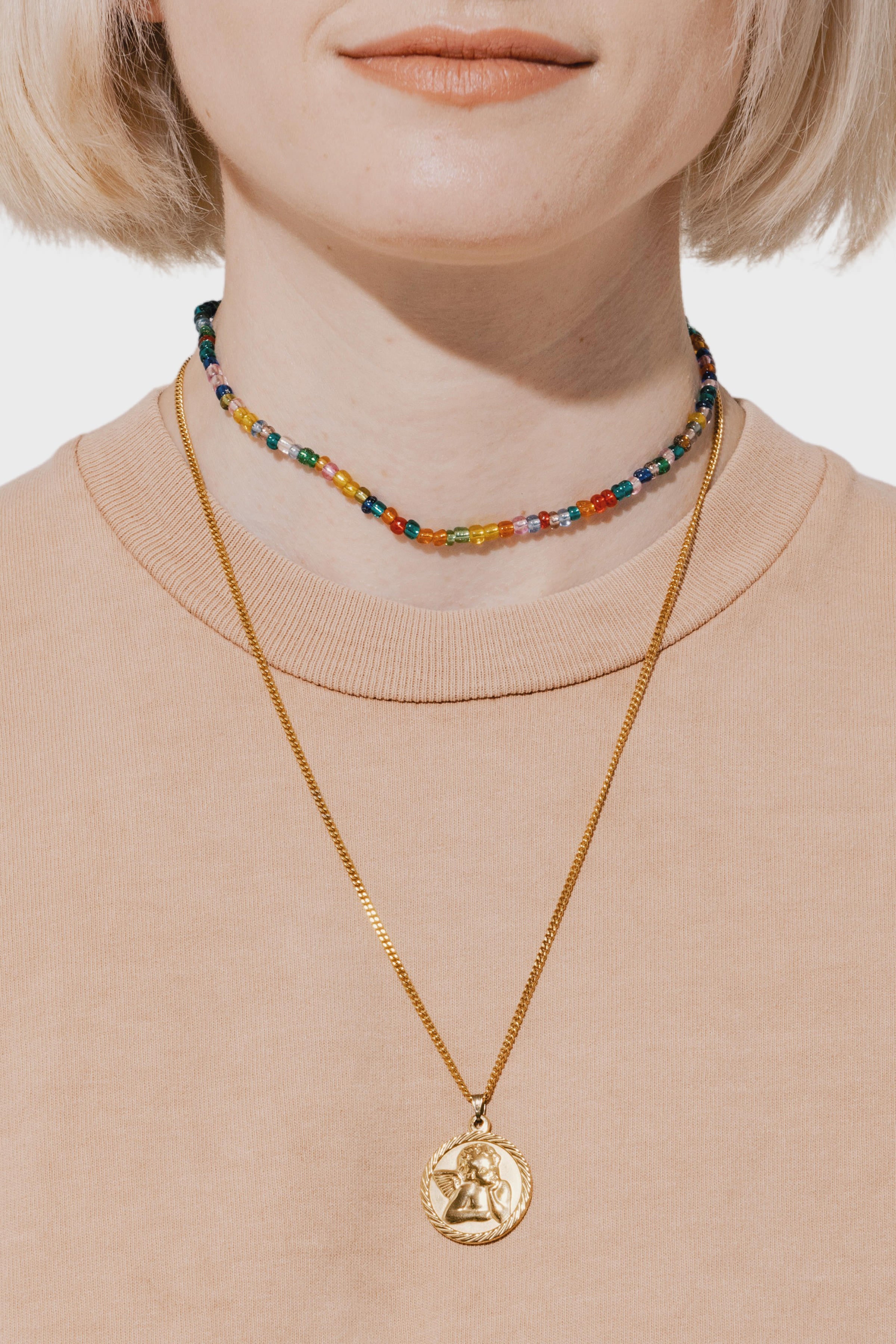 Beaded Choker Necklace