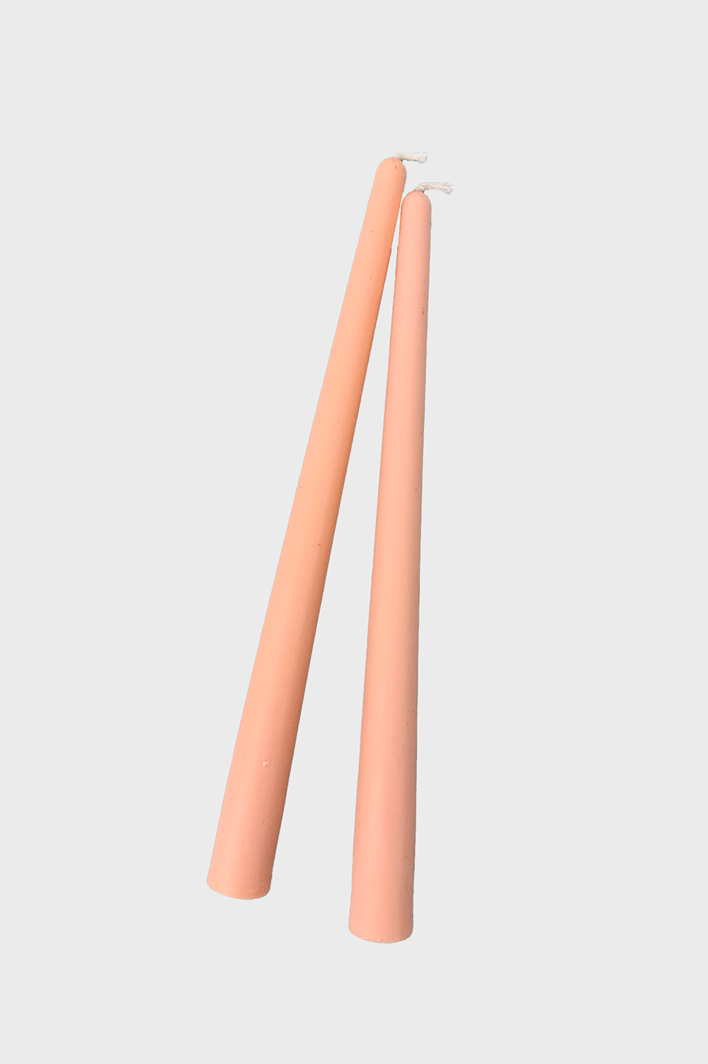 Beeswax Taper Candle in Peach