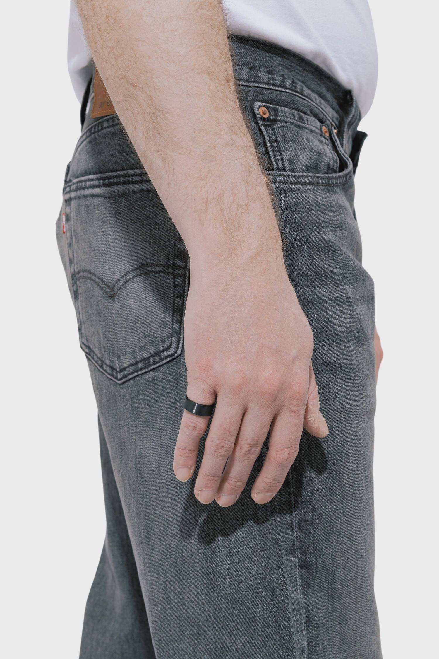 Classic Band Ring in Black