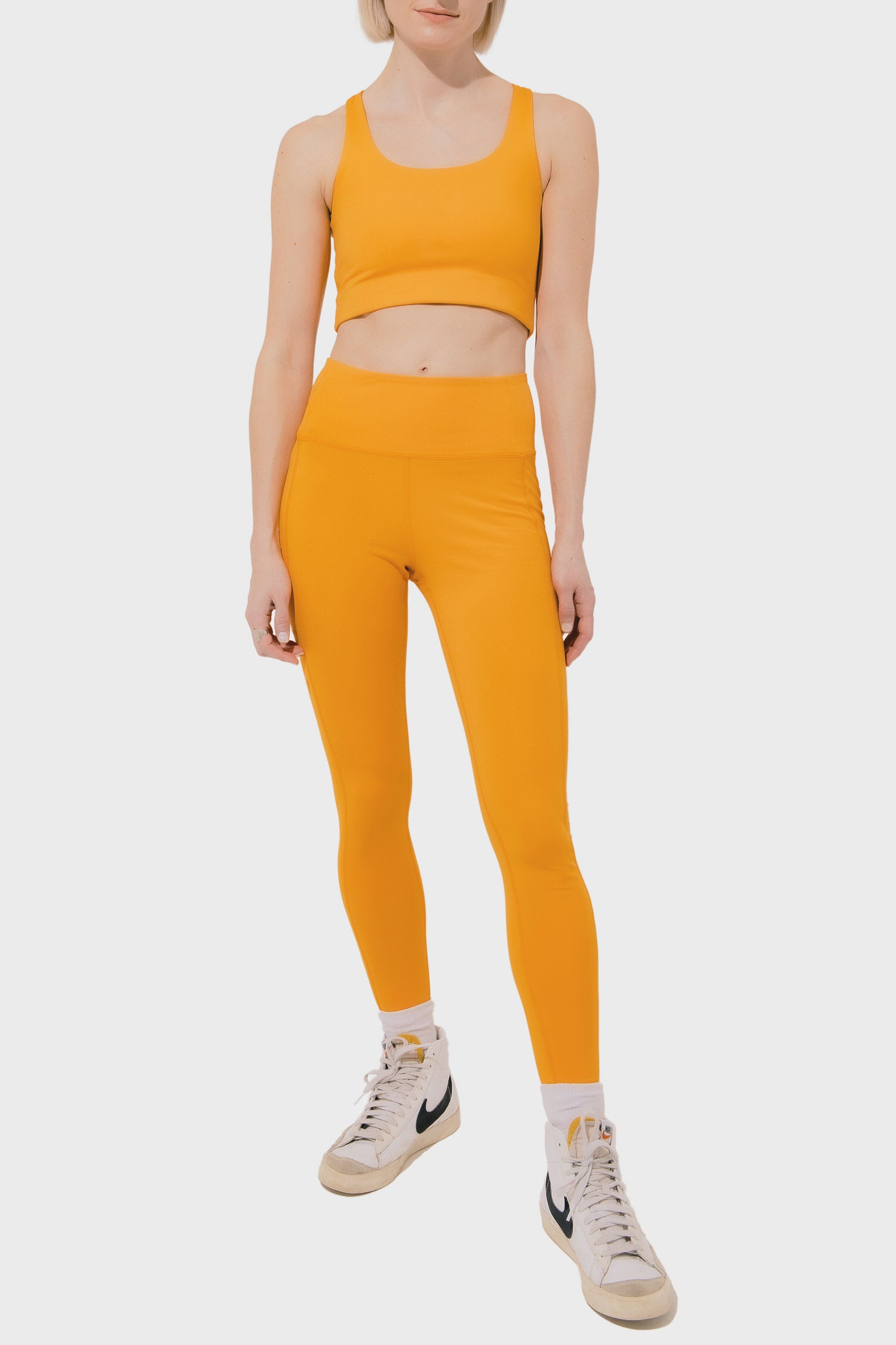 Women's Girlfriend Collective High Rise Compressive Pocket Legging in Golden Glow