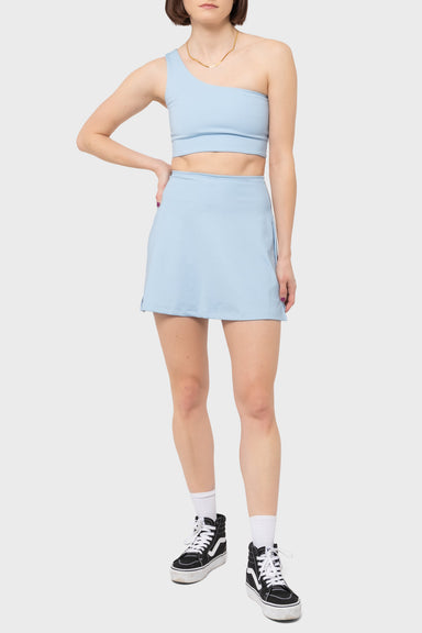 Women's Girlfriend Collective Float Skort in Cerulean