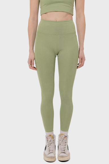 Women's Girlfriend Collective High Rise Compressive Pocket Legging in Mantis