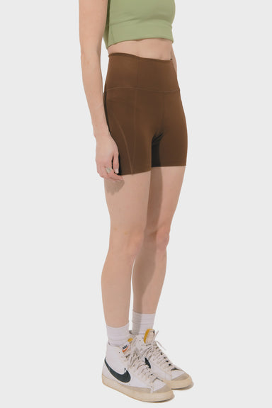 Women's Girlfriend Collective High Rise Run Short in Earth