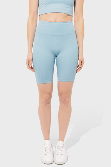 Women's Girlfriend Collective High Rise Bike Short in Sky