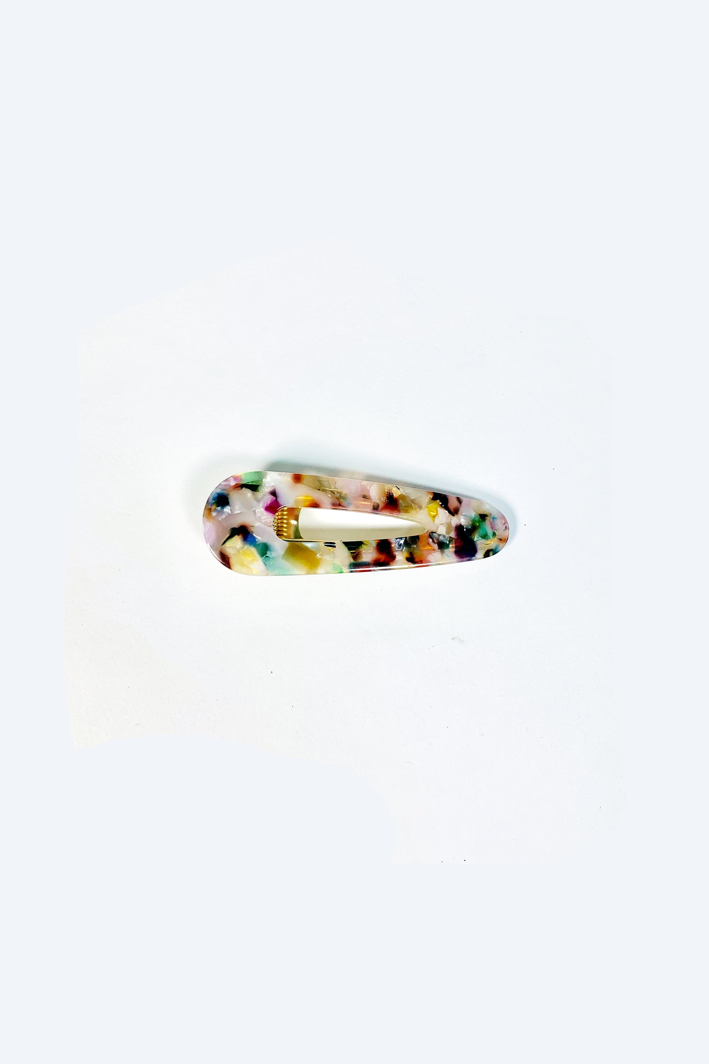 Flecked Barrette in Confetti Multi