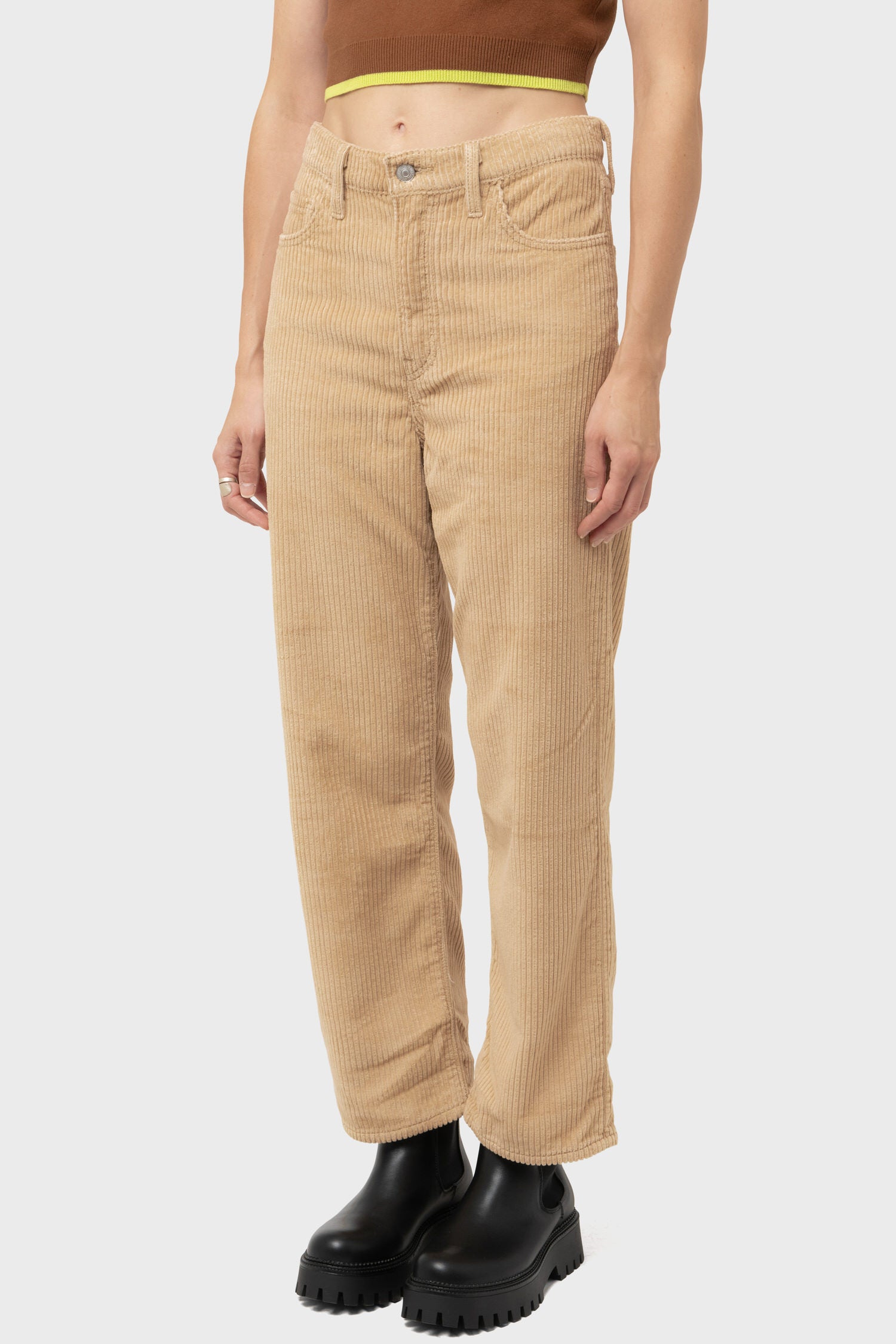 Ribcage Straight Ankle in Granola Cord