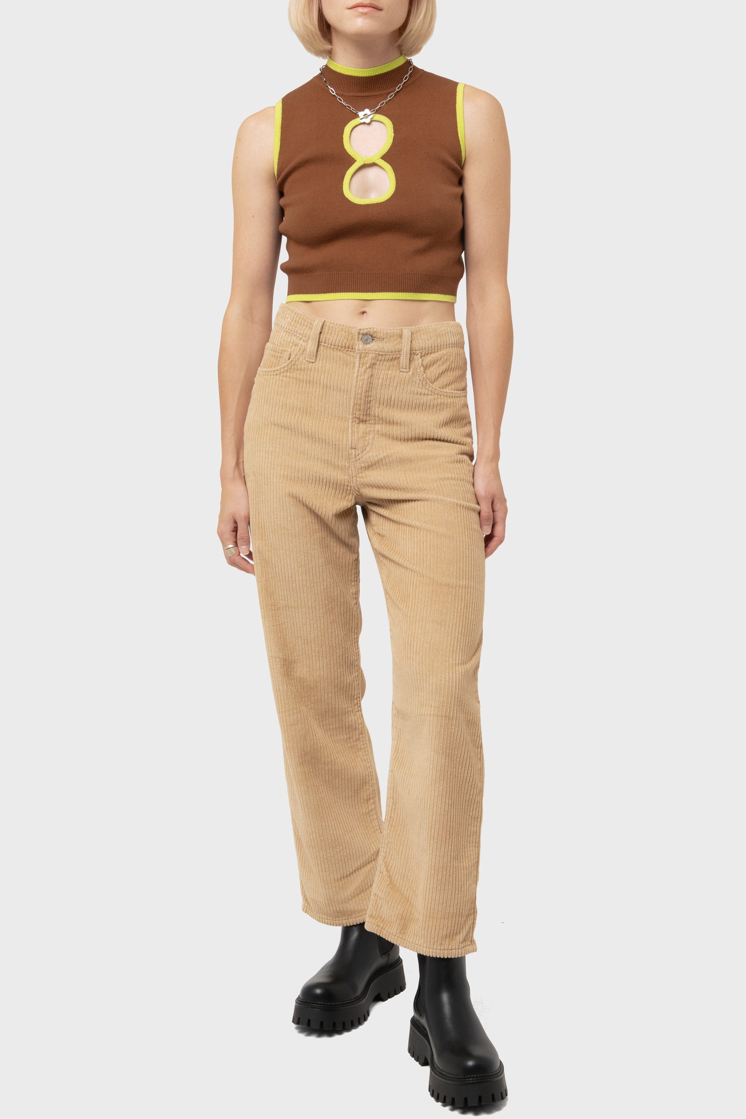 Ribcage Straight Ankle in Granola Cord
