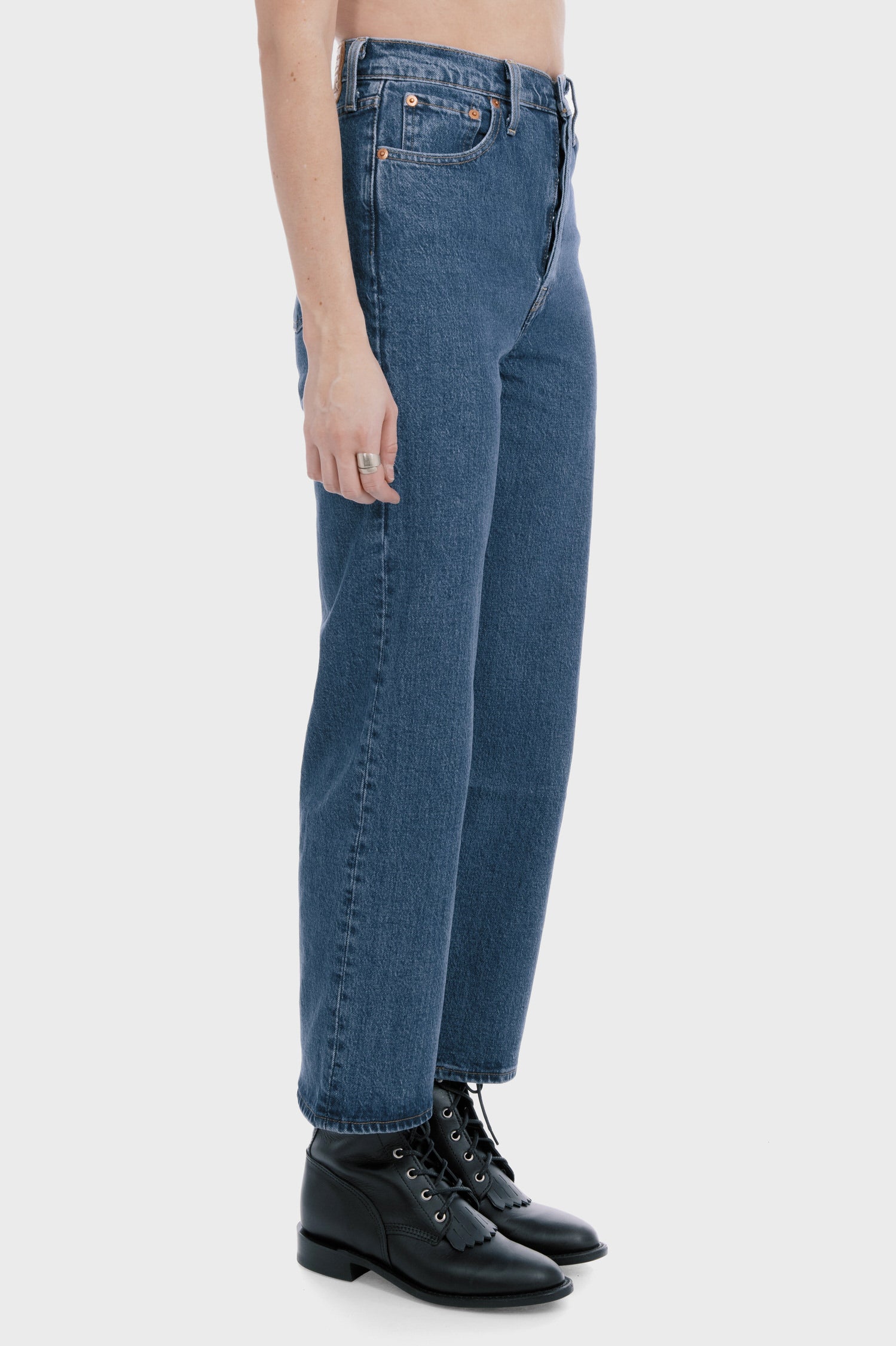 Ribcage Straight Ankle in Jazz Pop