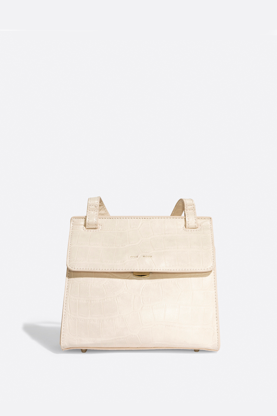 Christy Crossbody in White Croc - Philistine