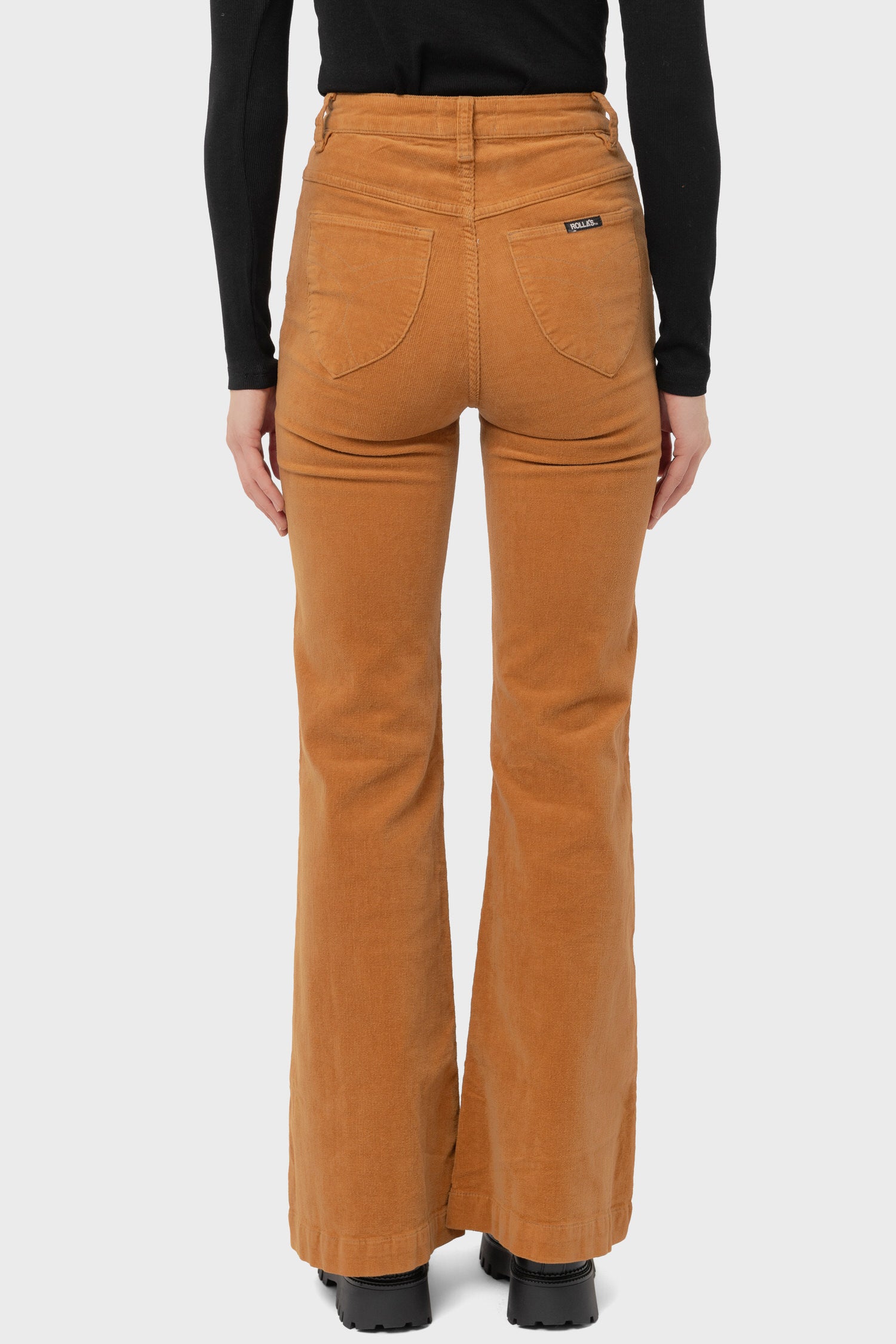 Women's Rollas Eastcoast Flare in Tan Cord