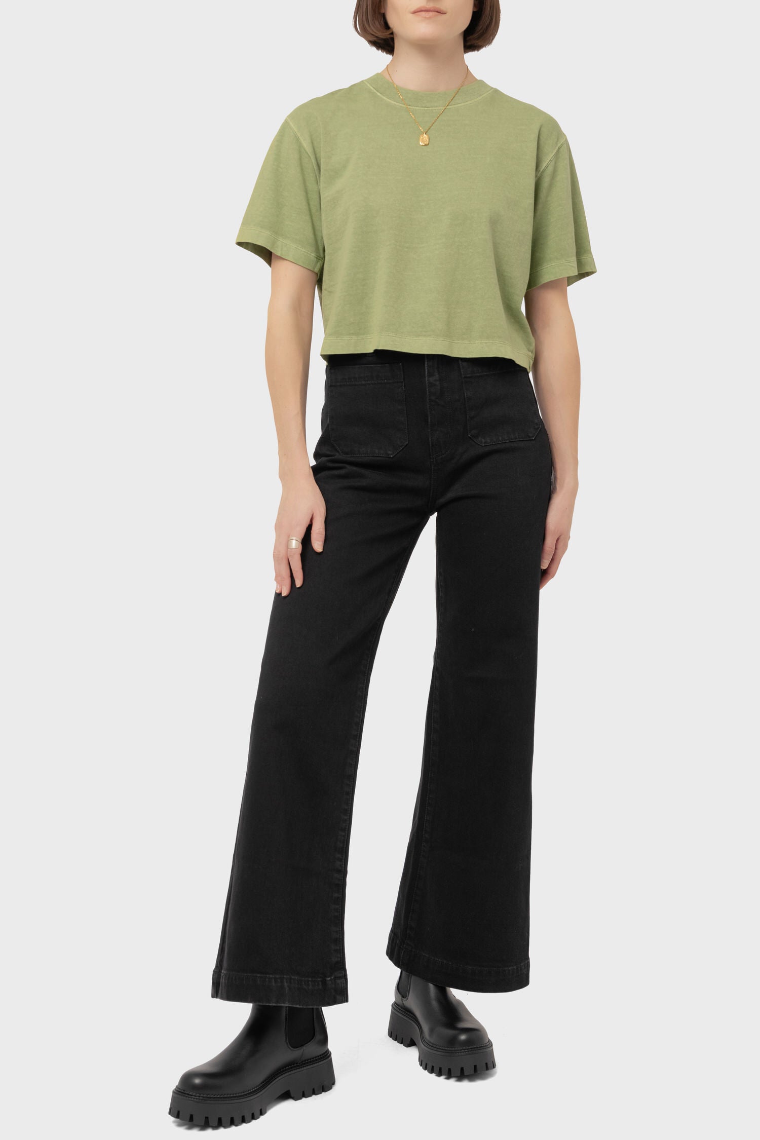 Women's Rollas Sailor Jean in Comfort Jet Black