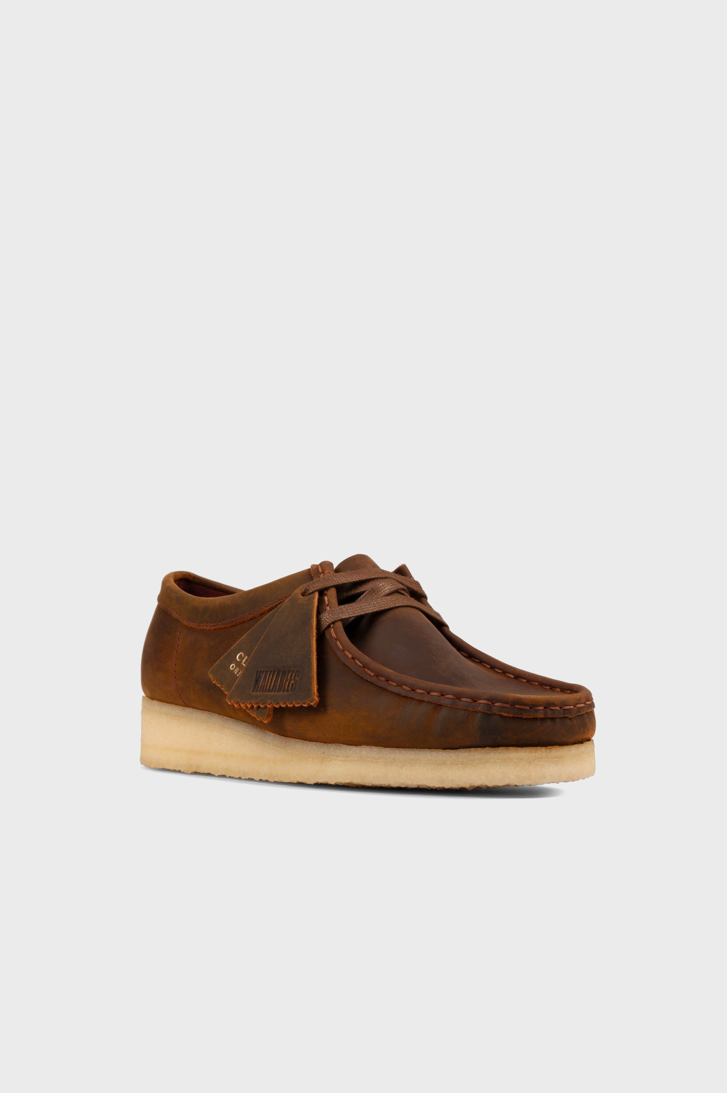Women's Clarks Originals Wallabee in Beeswax